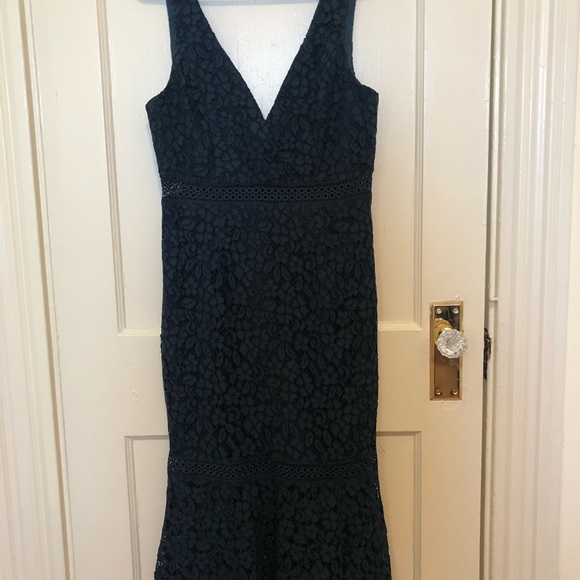 Bardot Sienna Trumpet Dress - Ash Blue - Picture 4 of 5